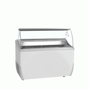 Vitrine de crème glacée pare-haleine en verre incurvé 317 litres - ... - PUDRS7_0