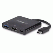 Adaptateur multifonction USB-C vers HDMI 4K avec USB Power Delivery et port USB-A_0