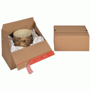 Boîte d'expédition antiforcage fond auto Eurobox M 29.4x19.4x13.7cm