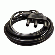 CHAUVIN ARNOUX - Cordon de test pour prise 2P+T standard IT pour contrôleur d'installation basse tension CA 6115N