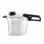 Fissler - Vitavit Premium - Autocuiseur 6 l, diamètre 22 cm avec panier vapeur et support - Acier inoxydable 18/10 4009209379784