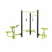 Station combo 3-5, agrès extérieurs avec barre traction, barre TRX et modules sportifs - Gamme stations COMBO Station combo 3-5, agrès extérieurs avec barre traction, barre TRX et modules sportifs - Gamme stations COMBO