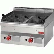 Grillade pierre de lave gaz - 11 Kw - Gastro M - inox GN028 Grillade pierre de lave gaz - 11 Kw - Gastro M - inox GN028