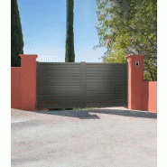 Portail coulissant litenn / droit / plein / en aluminium Portail coulissant litenn / droit / plein / en aluminium