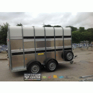 Remorque Bétaillère - IFOR WILLIAMS - TA510 Pont/Porte - Hauteur 2.12 m - PTAC 3500 kg - Reference T-UT20293