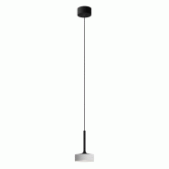 ROSSINI ILLUMINAZIONE Hole Suspension Noir/Blanc Led 13W 38° Ip20 3000K Cri90 - Suspension Puissante En Aluminium Pour Intérieur - Groupe Rossini -