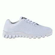 Safety Jogger - Chaussures de travail basses pour femmes respirantes et modernes spécial restauration KASSIE blanc O1 #ffffff Taille 46 - 46 matière