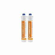 2 x cartouches filtre 12" baïonnette UF + charbon actif - filtration haute performance pour eau de boisson 2 x cartouches filtre 12" baïonnette UF + charbon actif - filtration haute performance pour eau de boisson