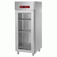 Armoire frigorifique 700 litres ventilée, 1 porte vitrée gn 2/1 - PAD1N/HG-R2