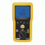 CHAUVIN ARNOUX - CA 6522 - Contrôleur d'isolement - Tensions d'essai 250V/500V/1000V - 40 Gohm - Boîtier IP54