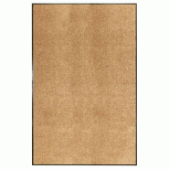 Décoshop26 - Paillasson lavable 120 x 180 cm PVC antidérapant et polyamide crème DEC040606 - beige 3000265017994