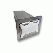 Distributeur de serviettes encastrable 33×33 cm (1/8) | acier inoxydable 1 mm | convient pour cafés, restaurants, food courts - 4820296250028