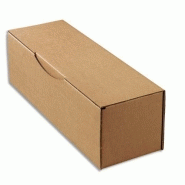 Emballage boîte postale en carton brun simple cannelure - dimensions : l33 x h10 x p10 cm Emballage boîte postale en carton brun simple cannelure - dimensions : l33 x h10 x p10 cm