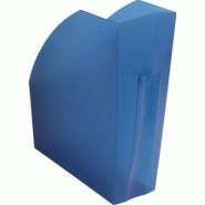 Exacompta Lot de 3 Porte-revues THE MAGAZINE Linicolor bleu royal translucide - 9002493016873_0