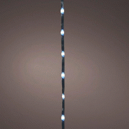 Guirlande lumineuse ultra malléable 8 fonctions clignotant 600L blanc froid L18m
