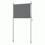 Helloshop26 - Store extérieur aux barres téléscopiques sans perçage 134 x 270 x 310 cm gris foncé 03_0006567 - 3001804347763 Helloshop26 - Store extérieur aux barres téléscopiques sans perçage 134 x 270 x 310 cm gris foncé 03_0006567 - 3001804347763