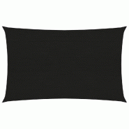 Helloshop26 - Voile toile d'ombrage parasol 160 g/m² 2 x 4 m PEHD noir 02_0009190 - noir 3000492047764