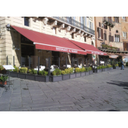 Paravent avec jardinière aux formes élégantes - Taille cm 102,5x38x150 (h) - OASIdehor Elegance - Nizza