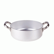 Pentole Agnelli casserole basse aluminium professionnel 60 cm - aluminium 8007441018085