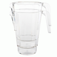 Pichet empilable réutilisable polycarbonate transp 154cl Ø13,7x19,8cm - par 12