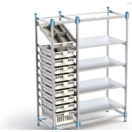 Rayonnage modulaire pour bloc opératoire et stérilisation - Easyflex