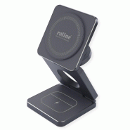 ROLINE Station de charge à induction 3-en-1, pliable, pour appareils SAMSUNG_0
