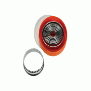 Schneider Emporte-pièce - Ensemble ovale cranté 9 pièces, acier inoxydable, épaisseur du matériau : 0,4 - 0,5 mm - inox 199506
