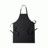 Tablier Haute Qualité avec double poche frontale et bretelles réglables Noir - 5600847153218