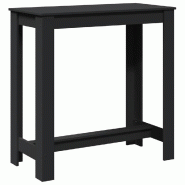 VidaXL Table de bar noir 102x50x103,5 cm bois d'ingénierie Modèle Boréal Select Pro - 854410