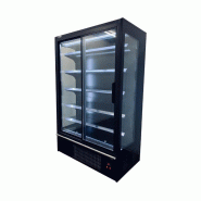 Vitrine réfrigérée verticale SLIM portes coulissantes EUROVITRINE - dimensions 1m, 1m30, 2m et 2m50