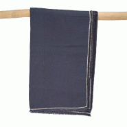 Bazar Bizar Nappe en lin 150x300 cm noir naturel - noir INGF044BN-150x300