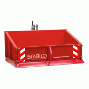 Benne 3 points pour tracteur agricole basic 100 basculante Benne 3 points pour tracteur agricole basic 100 basculante