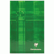 Clairefontaine Lot de 5 Carnet Metric 11x17, 192p./96 feuilles 90 g/m² brochure rembordée rigide, quadrillé 5x5 - 69502C