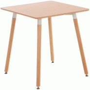 CLP Table de Cuisine Viborg Nature/60 cm - marron Bois manufacturé 202780326