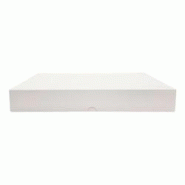 CROKUS Boites carton blanches vernies pour plateaux 42 x 28 cm (100 unités) - blanc en carton C123744 CROKUS Boites carton blanches vernies pour plateaux 42 x 28 cm (100 unités) - blanc en carton C123744