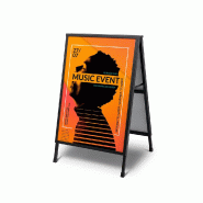 Exposiciónate A-Board Slide In A1 ZPSFA1 - noir aluminium 8596052209116