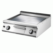 Fry-top gaz, top, plaque lisse chromée 800x730x250 mm - VIRTUS - 4068875005205