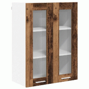 Helloshop26 - Armoire suspendue moderne grand espace de rangement 60 x 31 x 80 cm en bois d'ingénierie bois ancien 02_0053359 - Bois massif 300023790