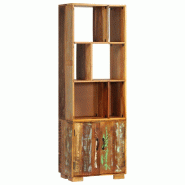 Helloshop26 - Étagère armoire meuble design bibliothèque 180 cm bois de récupération solide 2702066/2 - 3001567960704