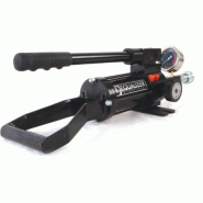 HP550SMINEX, Pompe à main hydraulique, à port unique, à deux vitesses, fermée hermétiquement avec manomètre et adaptateur, 580 cm3 d'huile utile, Certifié ATEX