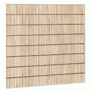Panneau rainuré R15 L120xP120cm épaisseur 18mm - bambou