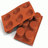 Schneider - Moule en silicone, cylindre - rouge silicone 115230
