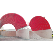 Tunnel de stockage polyvalent Pour l'activité industrielle ou le BTP Tunnel de stockage polyvalent Pour l'activité industrielle ou le BTP