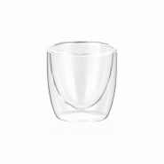 Verre expresso 70 ml Ø 6,5 cm borosilicate LOUNGE lot de 2 - Was Germany - transparent verre 4044925014540