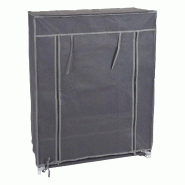 WellHome - Boîte de rangement en polyester couleur grise 60x30x80cm - polyester WH14358