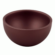 Bol réutilisable 140 ml inox Ø9,5x4,25cm bordeaux