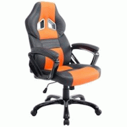 CLP Fauteuil de bureau / Gaming Pedro Noir / Orange - orange polyester 1915385126 CLP Fauteuil de bureau / Gaming Pedro Noir / Orange - orange polyester 1915385126