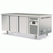 Meuble pâtissier professionnel 800 positif avec groupe - 3 portes p... - PMRP-200