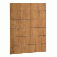 Panneau rainuré R20 L90xP120cm épaisseur 18mm - chêne naturel