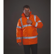 Parka Haute visibilité - Réf: YHVP300 - Imperméable, Rembourrage Matelassé, Normes EN ISO471:2013 Parka Haute visibilité - Réf: YHVP300 - Imperméable, Rembourrage Matelassé, Normes EN ISO471:2013